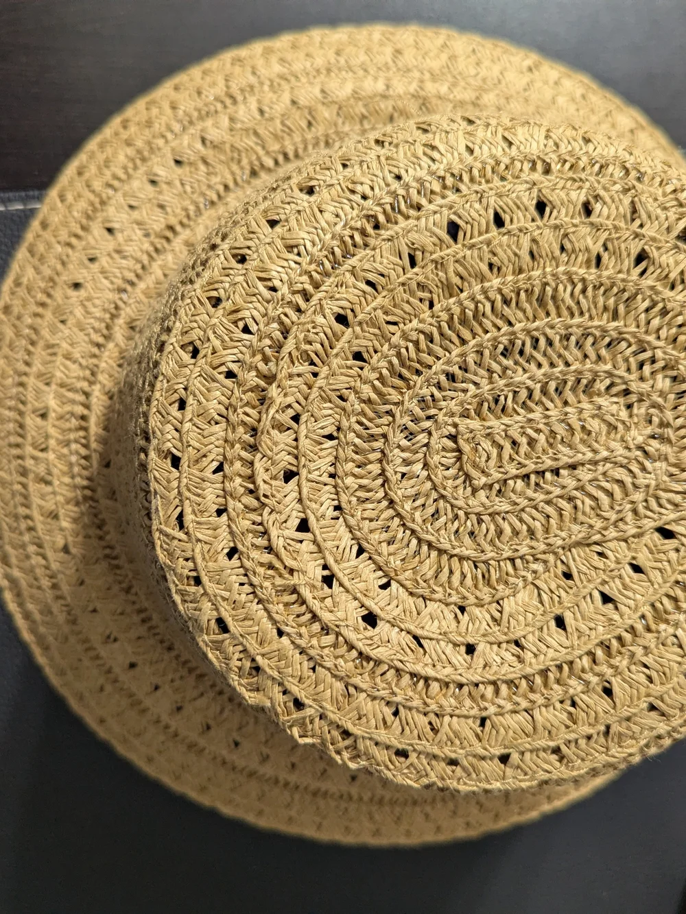 Time and Tru Woven Straw Sun Hat - Tan